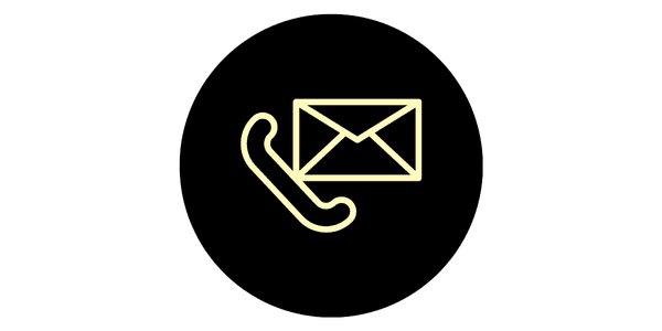 SEO contact icon for mobile view with phone and email symbol on Quick Rank Up